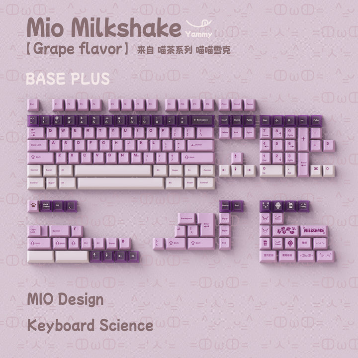 KBS Mio Milkshake Keycaps