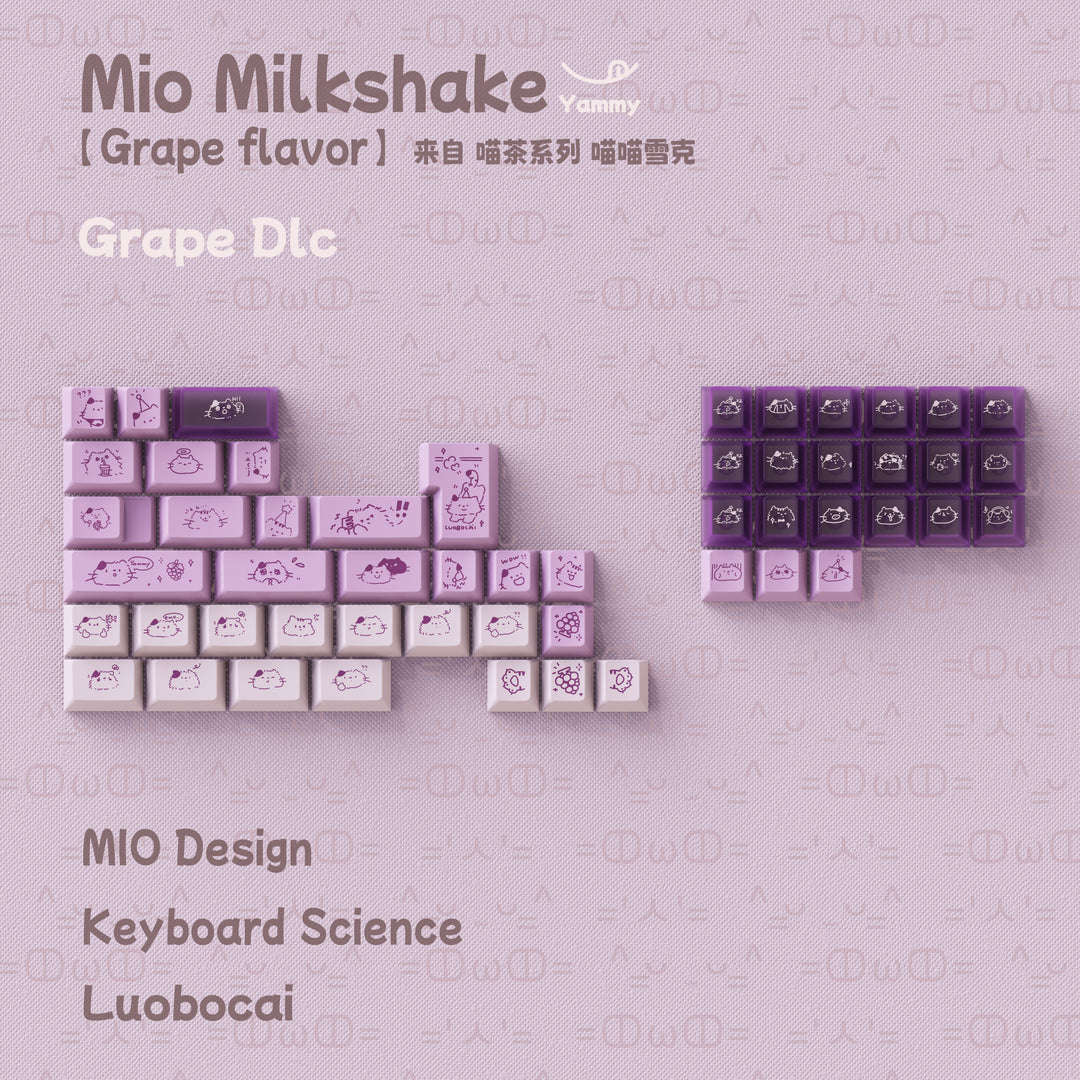KBS Mio Milkshake Keycaps
