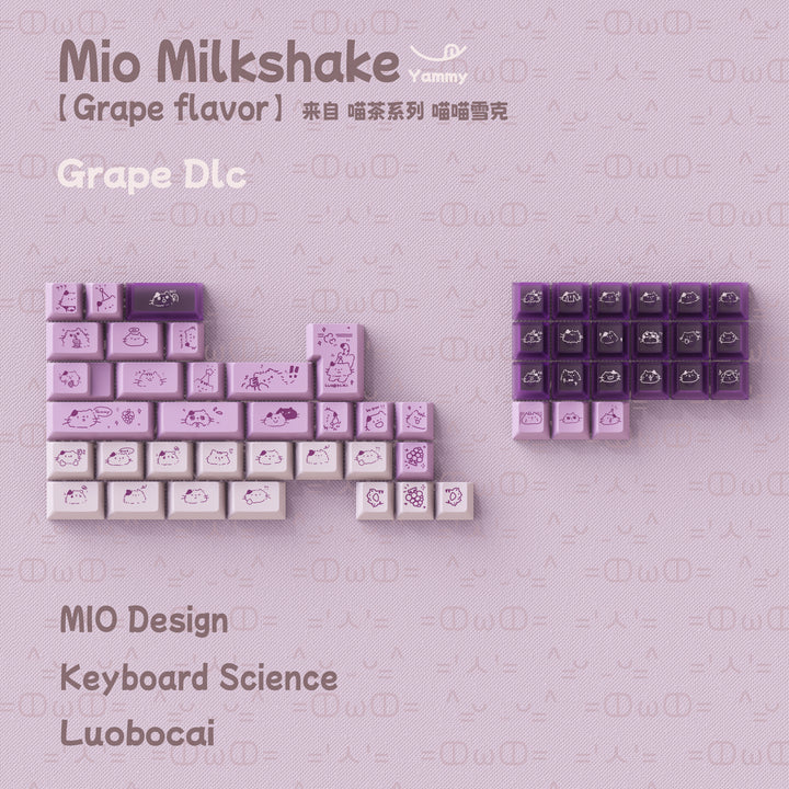 KBS Mio Milkshake Keycaps
