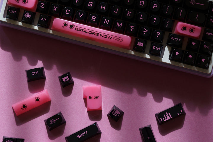 Dark Blush Keycaps