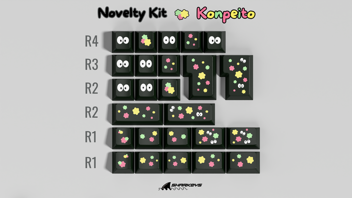 Konpeito Keycap Set