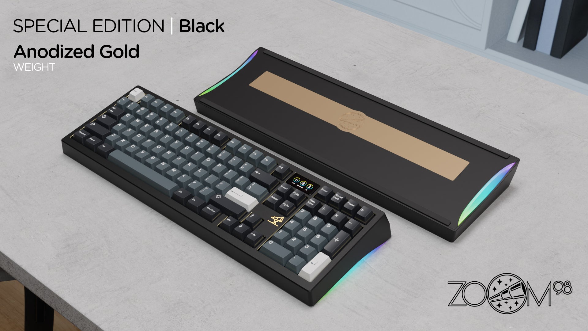 [Pre Order] Zoom98 Anodized Black – Coffeekeys