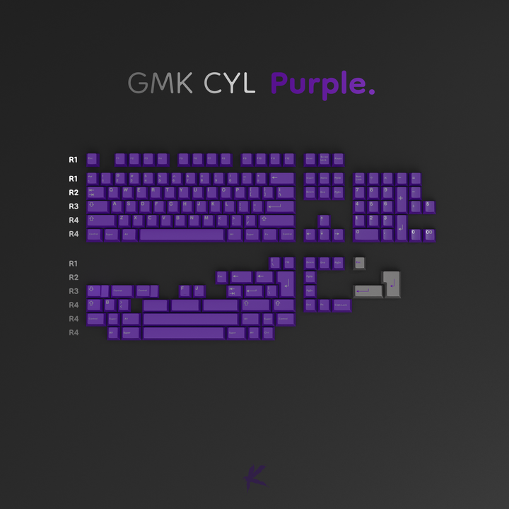 [Group Buy] GMK CYL Purple