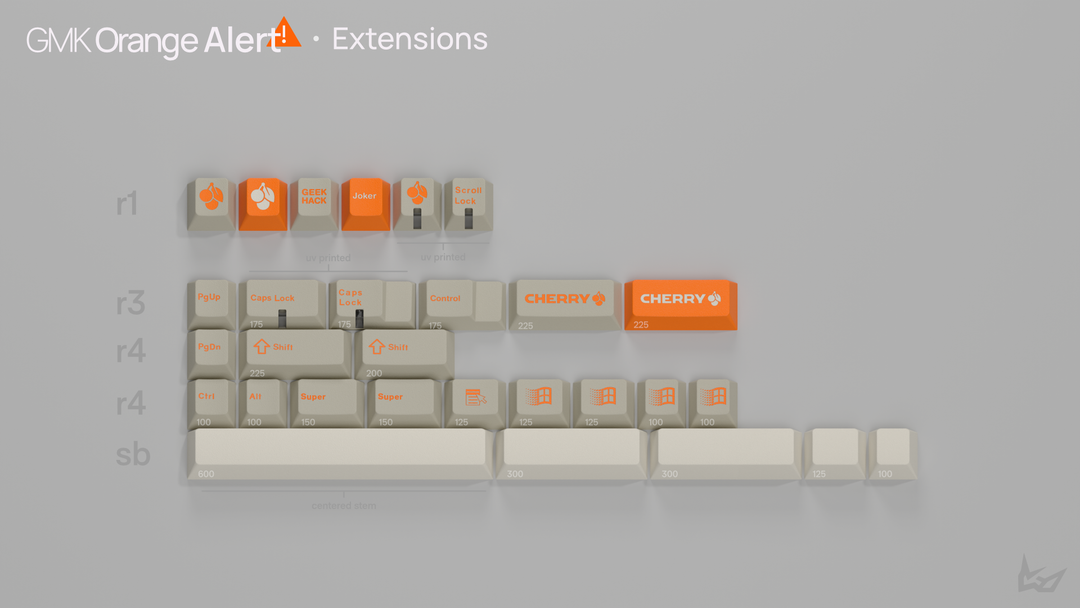 [Group Buy] GMK Orange