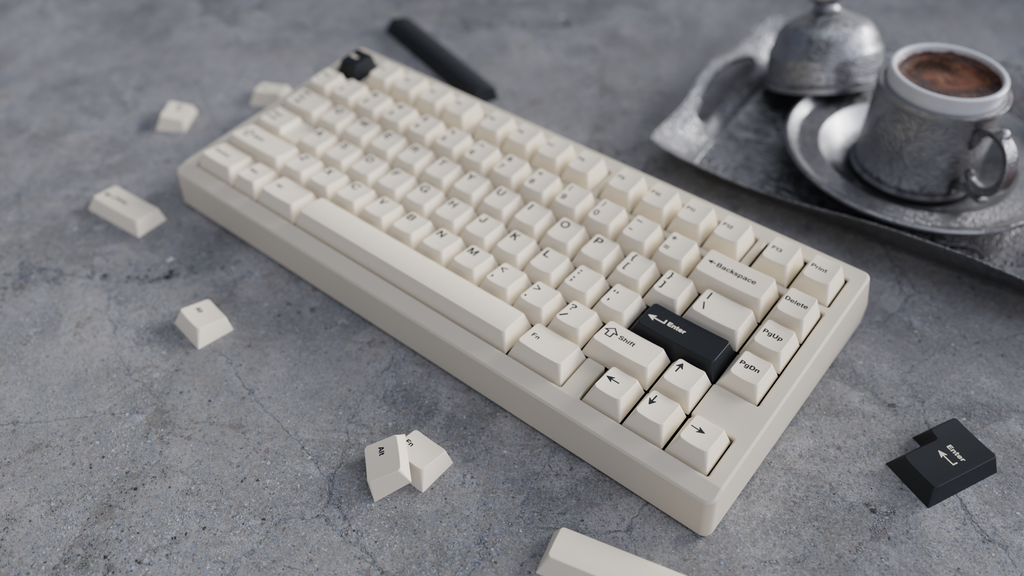 WS PBT Creamy Charcoal キーキャップセット WS PBT Creamy Charcoal